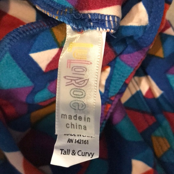 LuLaRoe Tall & Curvy leggings NWT - Picture 3 of 6